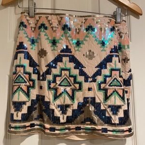 Aztec skirt design from Express